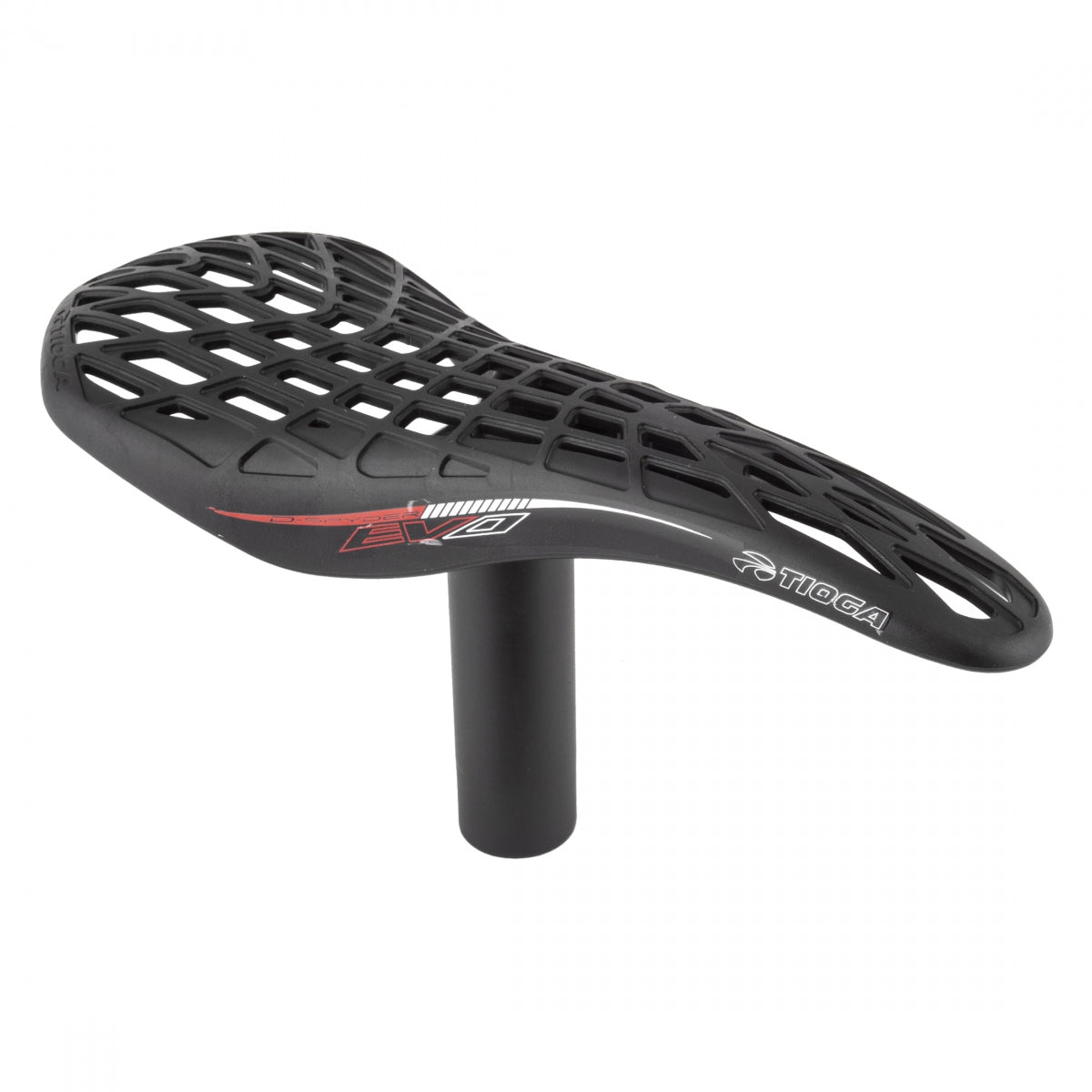 TIOGA SADDLE TIOGA D-SPYDER EVO CARBON w/POST 27.2x78mm BK - TIOGA