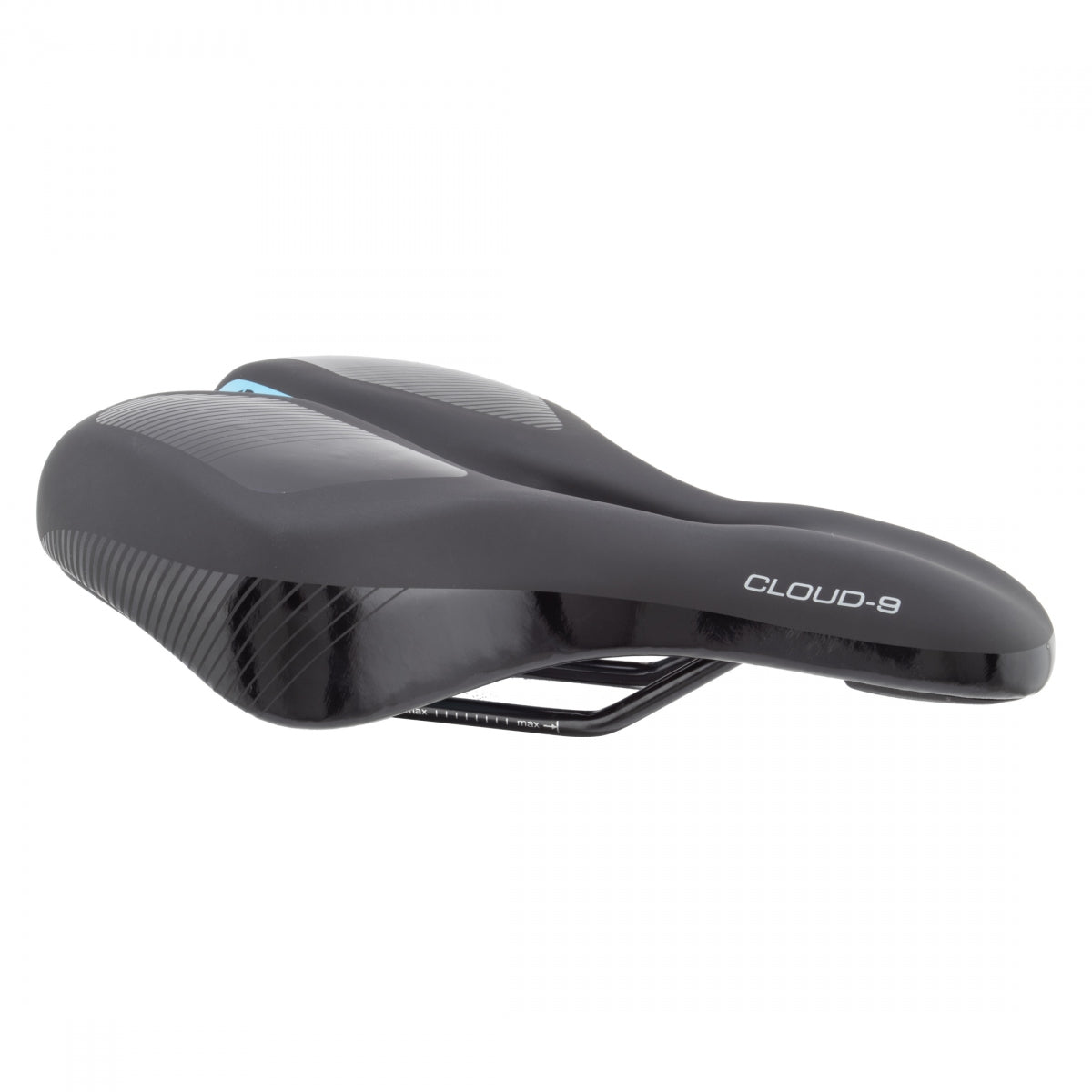 CLOUD-9 SADDLE C9 KUSH PLUS WIDE AIRFLOW MEMORY FOAM BK - CLOUD-9