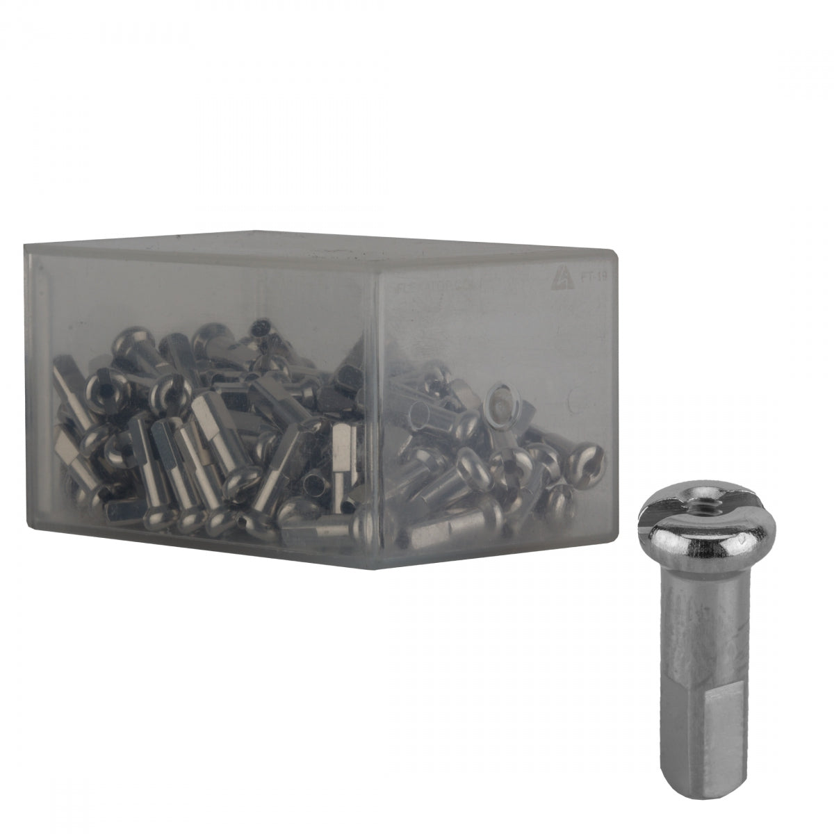 DT SWISS SPOKE NIPPLE DT BRASS 2.0x14mm SL BXof100 - DT SWISS