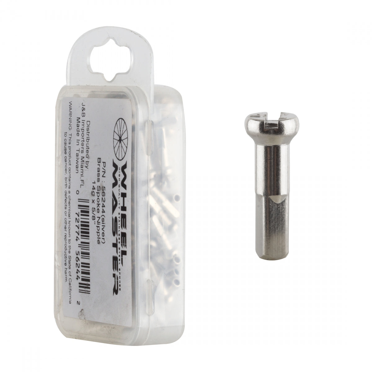 WHEEL MASTER SPOKE NIPPLE WM BRASS 2.0x16mm SL BGof144 - WHEEL MASTER