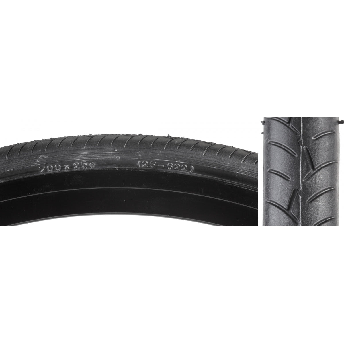 VEE TIRE & RUBBER TIRE VEE SMOOTH 700x25 BK WIRE - VEE TIRE & RUBBER
