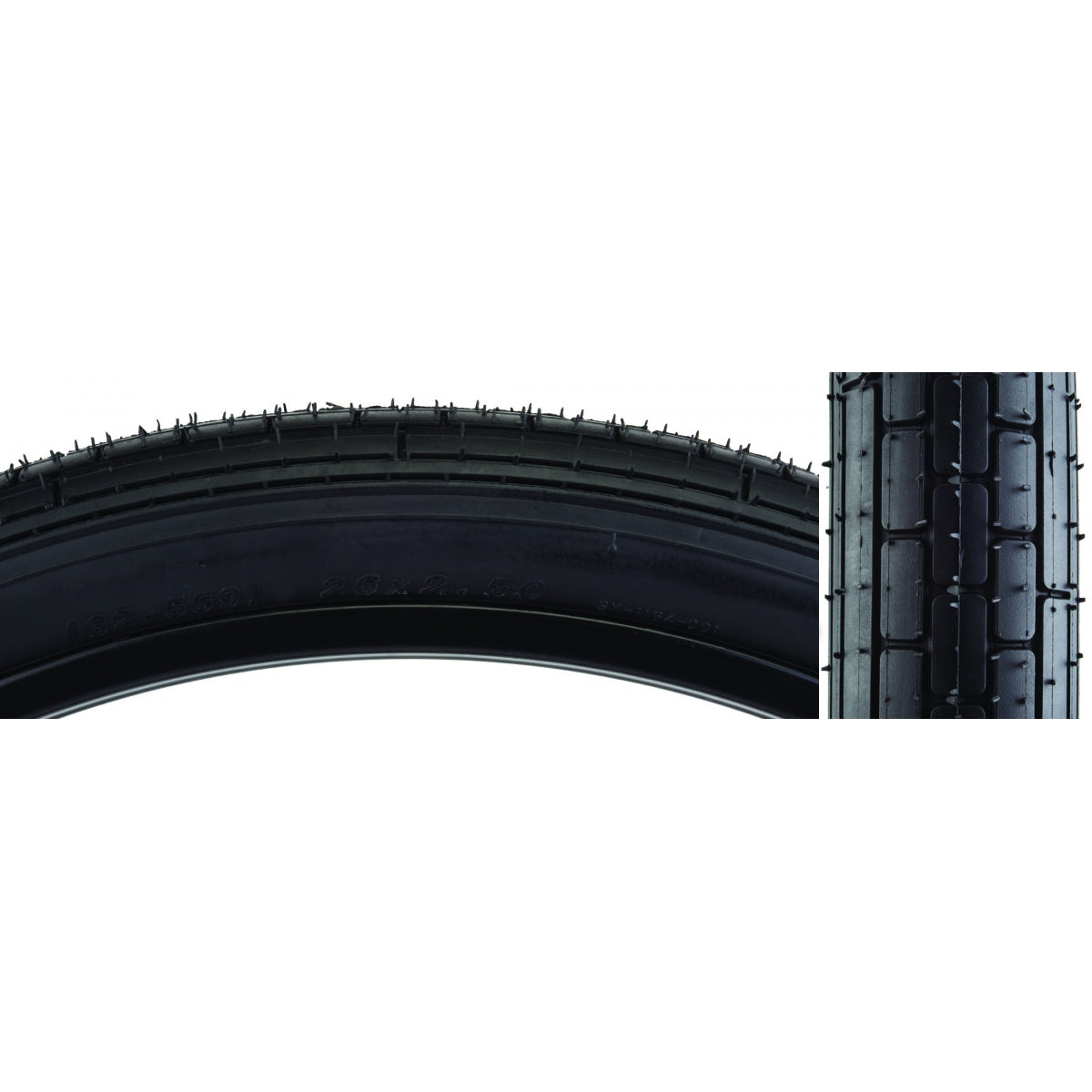 SUNLITE TIRE SUNLT 26x2.5 BK/BK SANDY BEACH WIRE - SUNLITE