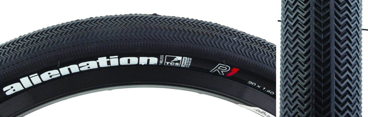 ALIENATION TIRE AN TCS R1 20x1.6 FOLD BK/BK - ALIENATION