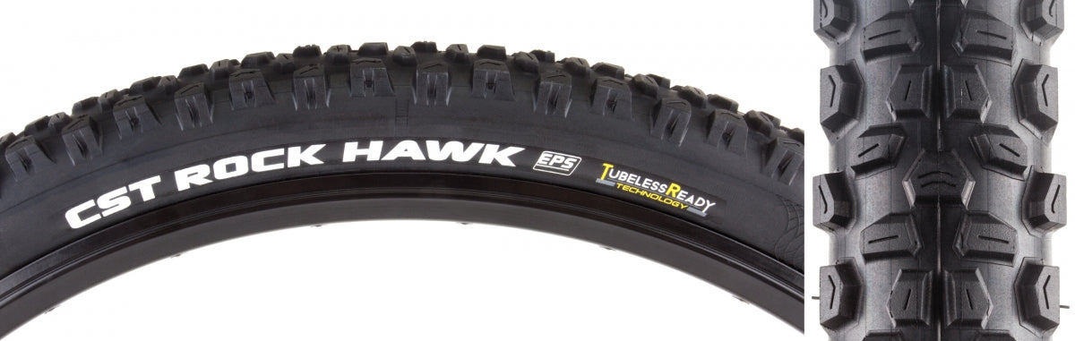 CST PREMIUM TIRE CSTP ROCK HAWK 29x2.25 BK/BK FOLD DC/EPS/TR - CST PREMIUM