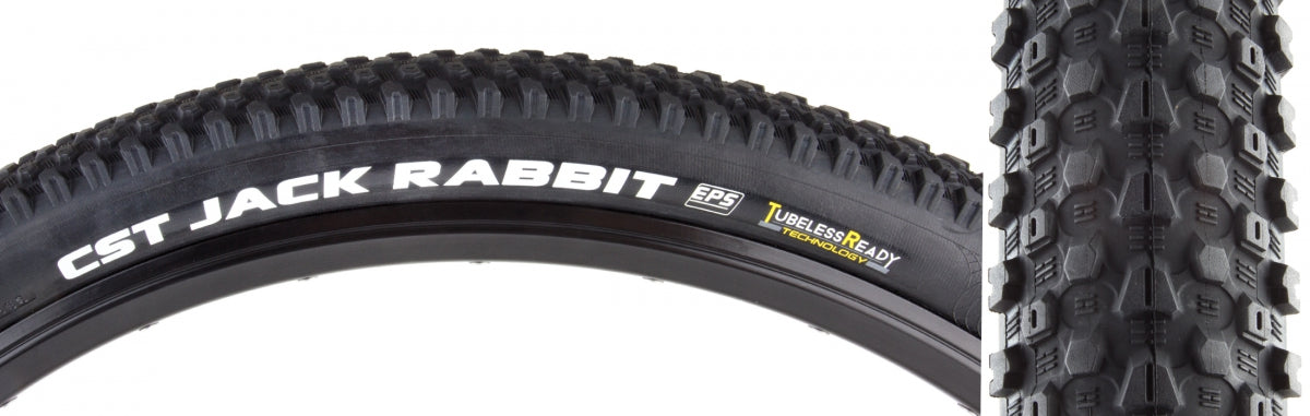 CST PREMIUM TIRE CSTP JACKRABBIT 29x2.25 BK/BK FOLD DC/EPS/TR - CST PREMIUM