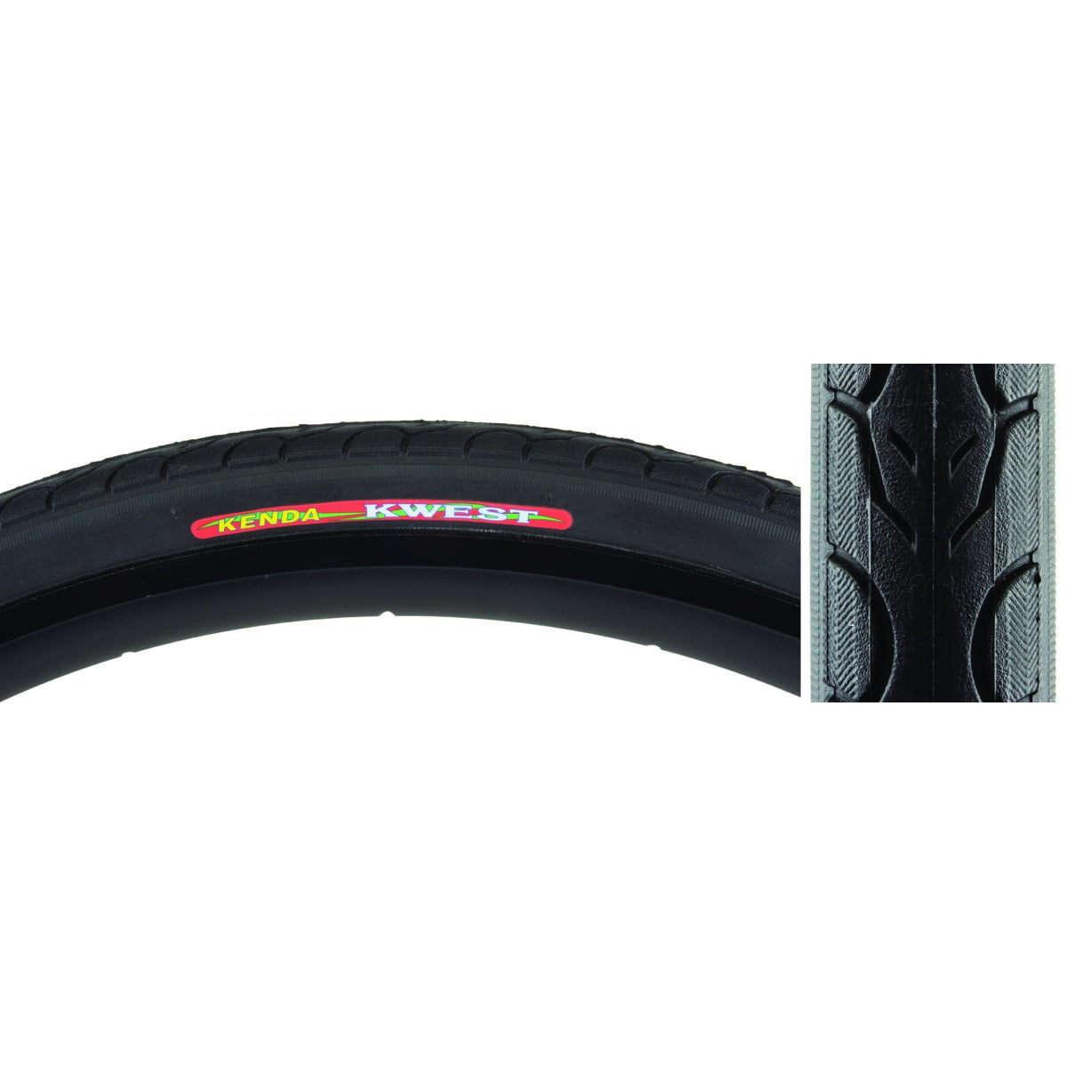 KENDA TIRE KEN KWEST 700x32 BK/BK SRC/60 WIRE 85psi - KENDA
