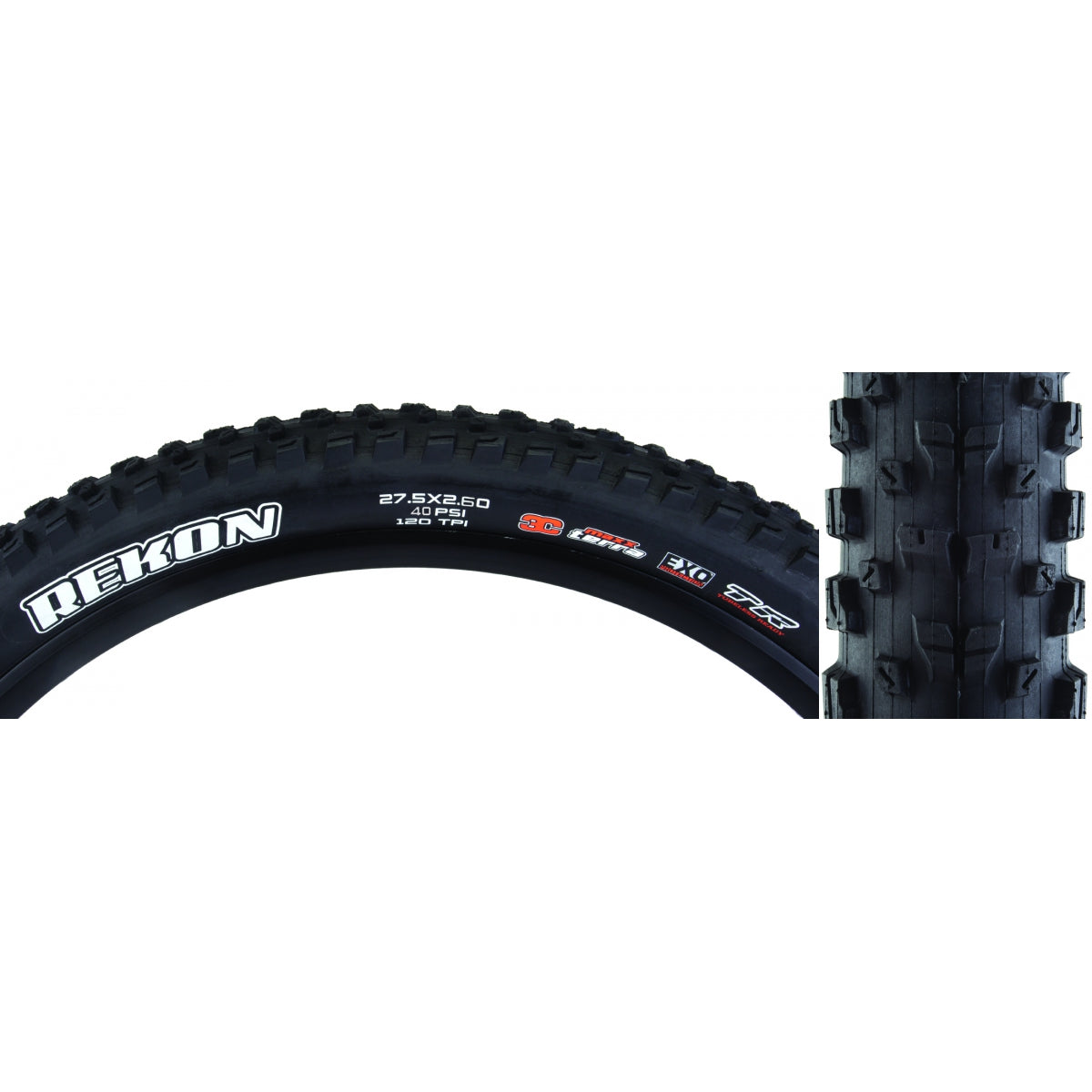 MAXXIS TIRE MAX REKON 27.5x2.6 BK FOLD/120 TERearA/EXO/TR - MAXXIS
