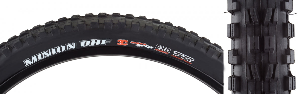 MAXXIS TIRE MAX MINION DHF 27.5x2.6 BK FOLD/120 TERearA/EXO/TR/WT - MAXXIS