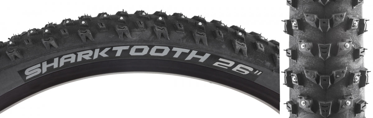 ARISUN TIRE ARISUN SHARKTOOTH 26x4.0 BK WIRE/60/152-STUD - ARISUN