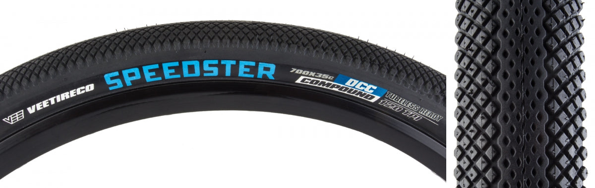 VEE TIRE & RUBBER TIRE VEE SPEEDSTER 700x35 BK/BK FOLD/120/TLR/DCC/B-PROOF E25 - VEE TIRE & RUBBER