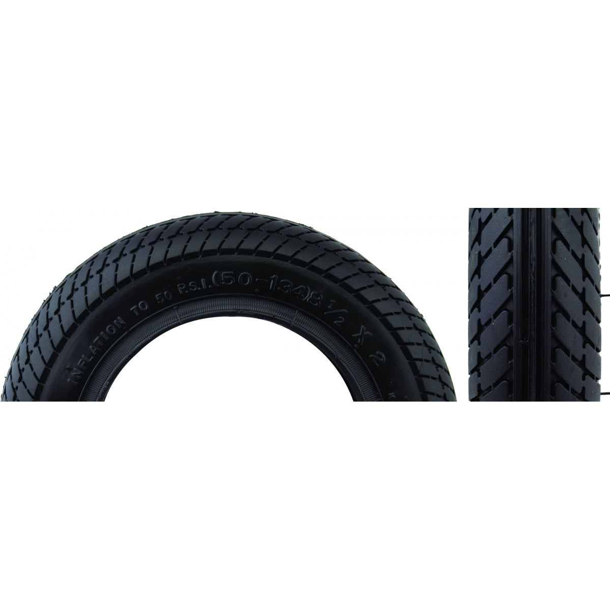 SUNLITE TIRE SUNLT SCOOTER 8-1/2x2 BK/BK K912 WIRE - SUNLITE