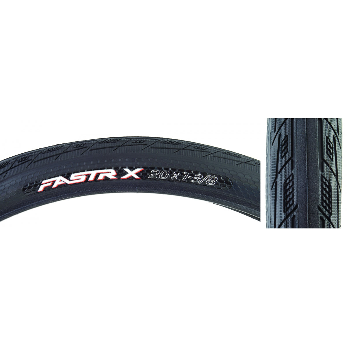 TIOGA TIRE TIOGA FASTR X 20x1-3/8 WIRE BK - TIOGA