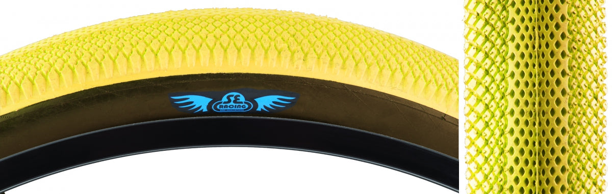 SE BIKES TIRE SE BIKES SPEEDSTER 27.5x3.0 YEL/BK WIRE/72/MPC - SE BIKES