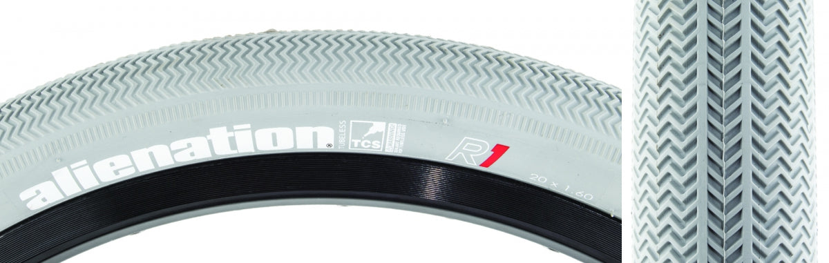 ALIENATION TIRE AN TCS R1 20x1.6 FOLD GY/GY - ALIENATION
