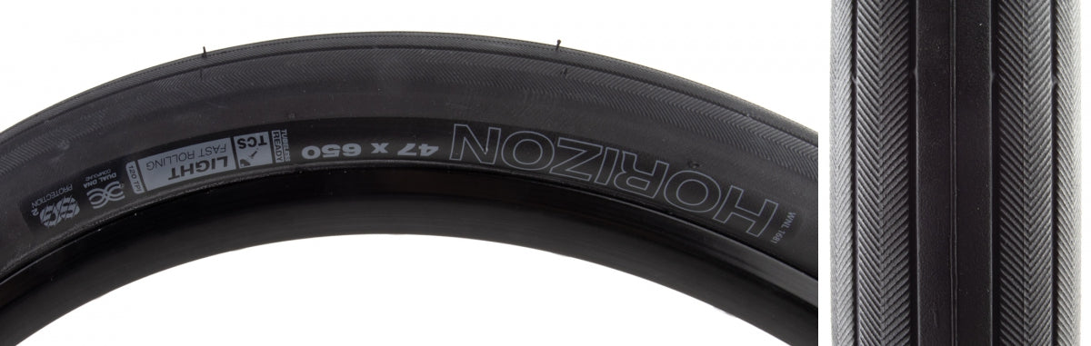 WTB TIRE WTB HORIZON 650B 47 27.5x1.85 BK/BK TCS LIGHT FR/DUAL DNA/SG2 FOLD - WTB