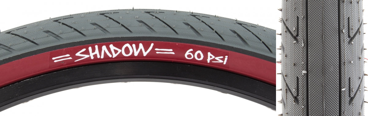 THE SHADOW CONSPIRACY TIRE TSC STRADA NUOVA 20x2.3 WIRE FINEST GY/RD - THE SHADOW CONSPIRACY
