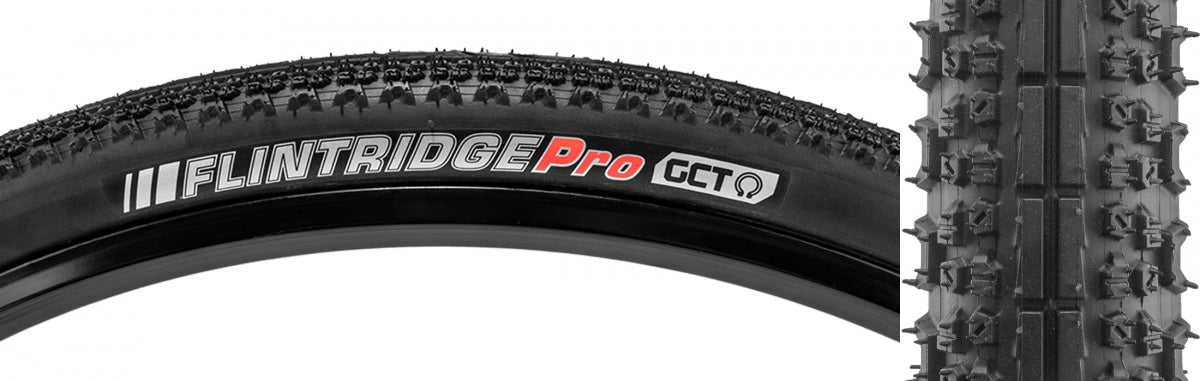 KENDA TIRE KEN FLINTRIDGE PRO 700x45 BK/BK/REF-HP DTC/KSCT/TLR FOLD 50psi - KENDA