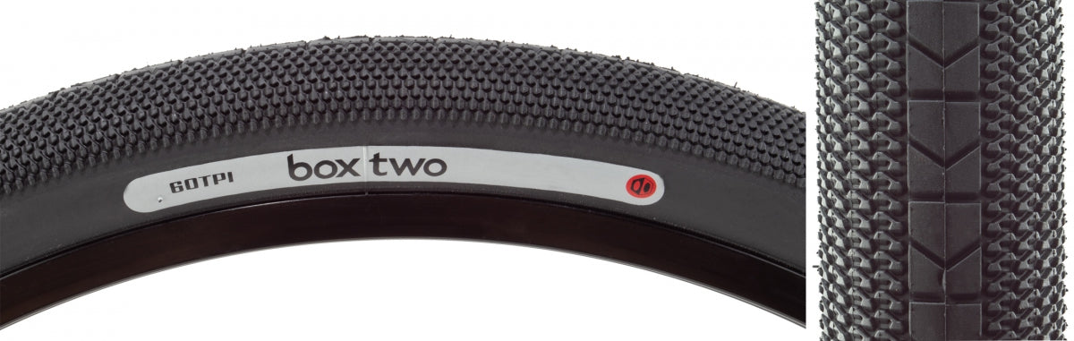 BOX COMPONENTS TIRE BOX TWO 20x1.9 BK/BSK WIRE/60 - BOX COMPONENTS