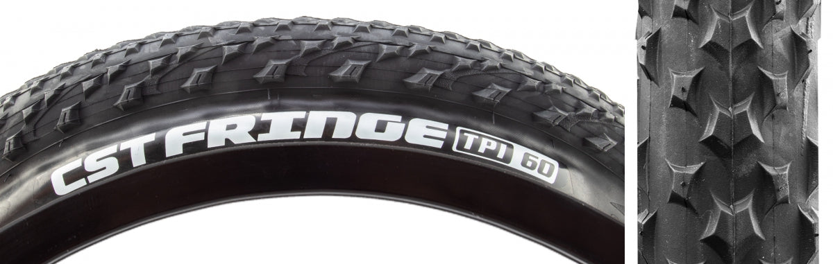 CST PREMIUM TIRE CSTP FRINGE 24x2.8 BK/BK WIRE SC - CST PREMIUM