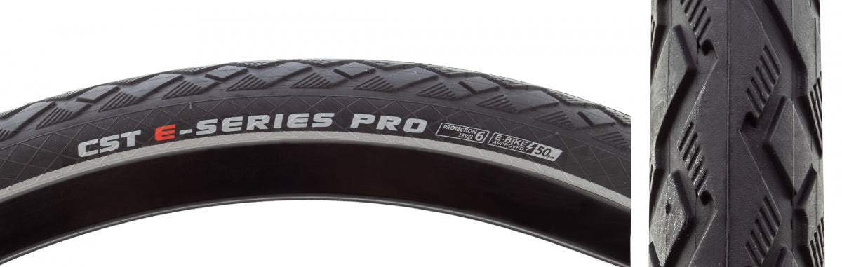 CST PREMIUM TIRE CSTP E-SERIES PRO 700x38 BK/REF EPS/APL WIRE - CST PREMIUM