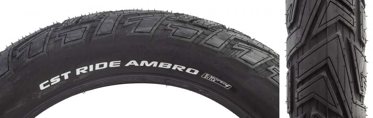CST PREMIUM TIRE CSTP RIDE AMBRO 20x4.0 BK/BK WIRE (FORMALY TOURANCE) - CST PREMIUM