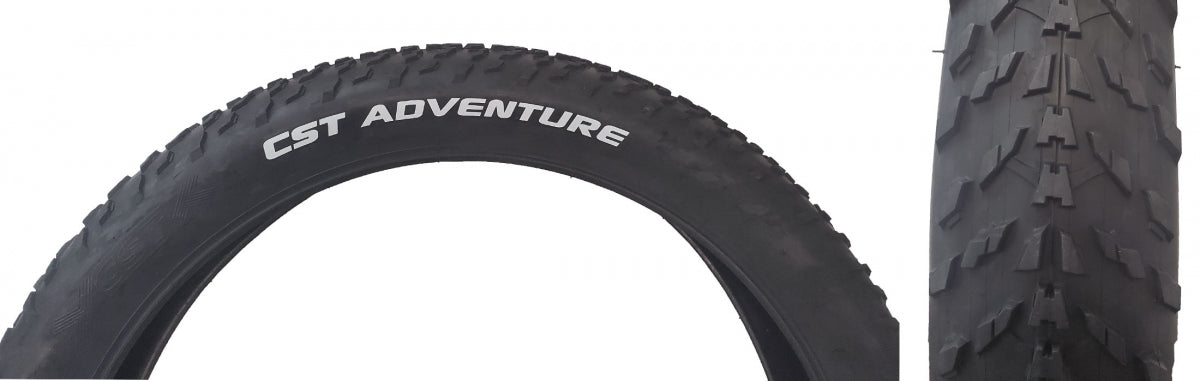 CST PREMIUM TIRE CSTP ADVENTURE 26x4.0 BK/BK WIRE - CST PREMIUM