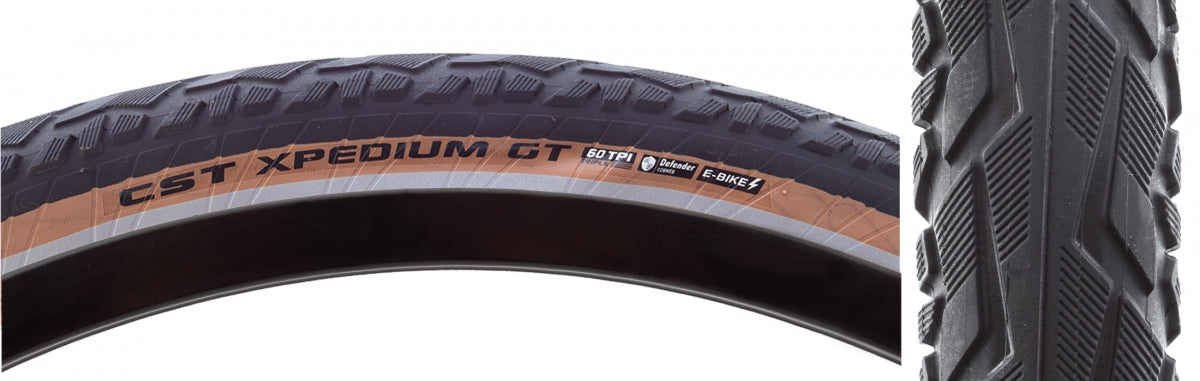 CST PREMIUM TIRE CSTP XPEDIUM GT 700x50 BK/BRN WIRE DWEB - CST PREMIUM