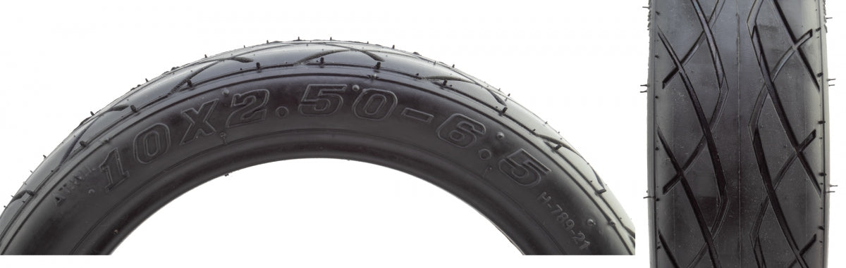 SUNLITE TIRE SUNLT UTILIT SCOOTER 10x2.5 (60/70-6.5)BK/BK H789 - SUNLITE