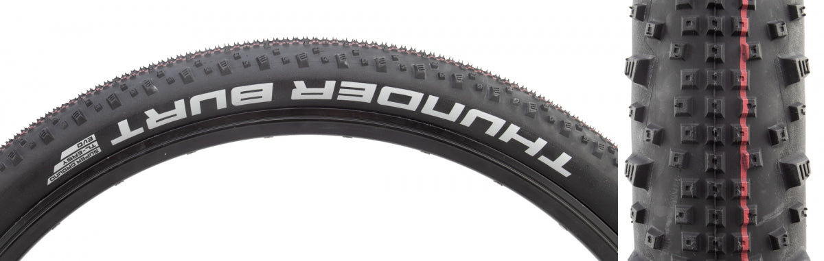 SCHWALBE TIRE SWB THUNDER BURT 29x2.1 EVO S-GROUND BK/BSK ADDIX SPEED TLR E25 FOLD - SCHWALBE