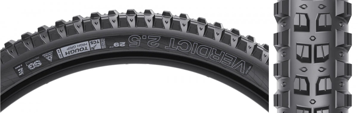WTB TIRE WTB VERDICT 29x2.5 BK/BK TOUGH HG TCS/60/TT/SG1/IP+ FOLD E50 - WTB