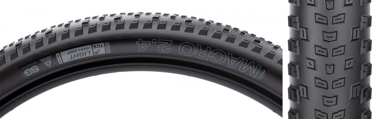 WTB TIRE WTB MACRO 29x2.4 BK/BK LIGHT HG TCS/120/TT/SG FOLD - WTB