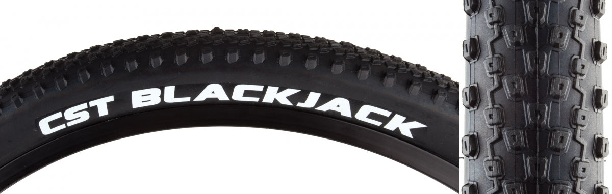 CST PREMIUM TIRE CSTP BLACKJACK 26x2.1 BK/BK WIRE SC - CST PREMIUM