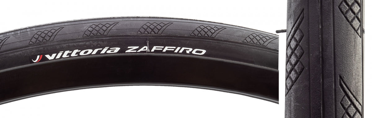VITTORIA TIRE VITTORIA ZAFFIRO 700x28 BK/BK WIRE/26 - VITTORIA