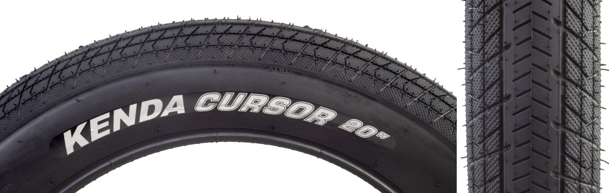 KENDA TIRE KEN CURSOR 20x3.0 BK/BK 30 WIRE - KENDA