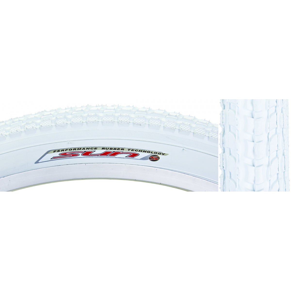 SUNLITE TIRE SUNLT 26x2.125 WH/WH CRUISER K927w/SUN LOGO KOMFORT WIRE - SUNLITE