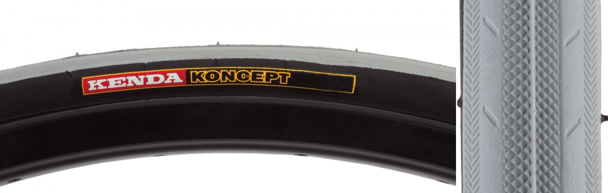 KENDA TIRE KEN KONCEPT 24x1 GY/BK WIRE 23-540 110psi K191 - KENDA