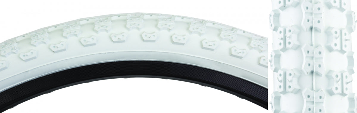 SUNLITE TIRE SUNLT 20x2.125 WH/WH MX3 K50 WIRE - SUNLITE