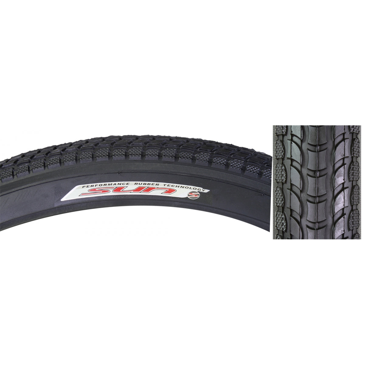 SUNLITE TIRE SUNLT 24x2.125 BK/BK CRSR K927w/SUN LOGO WIRE - SUNLITE