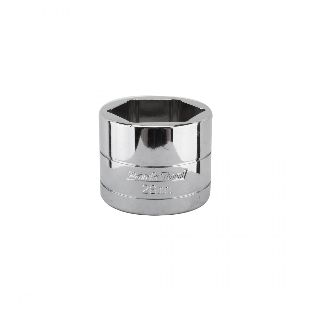 PARK TOOL TOOL SOCKET 3/8 DRIVE PARK 2653 FLAT SOCKET 28mm - PARK TOOL