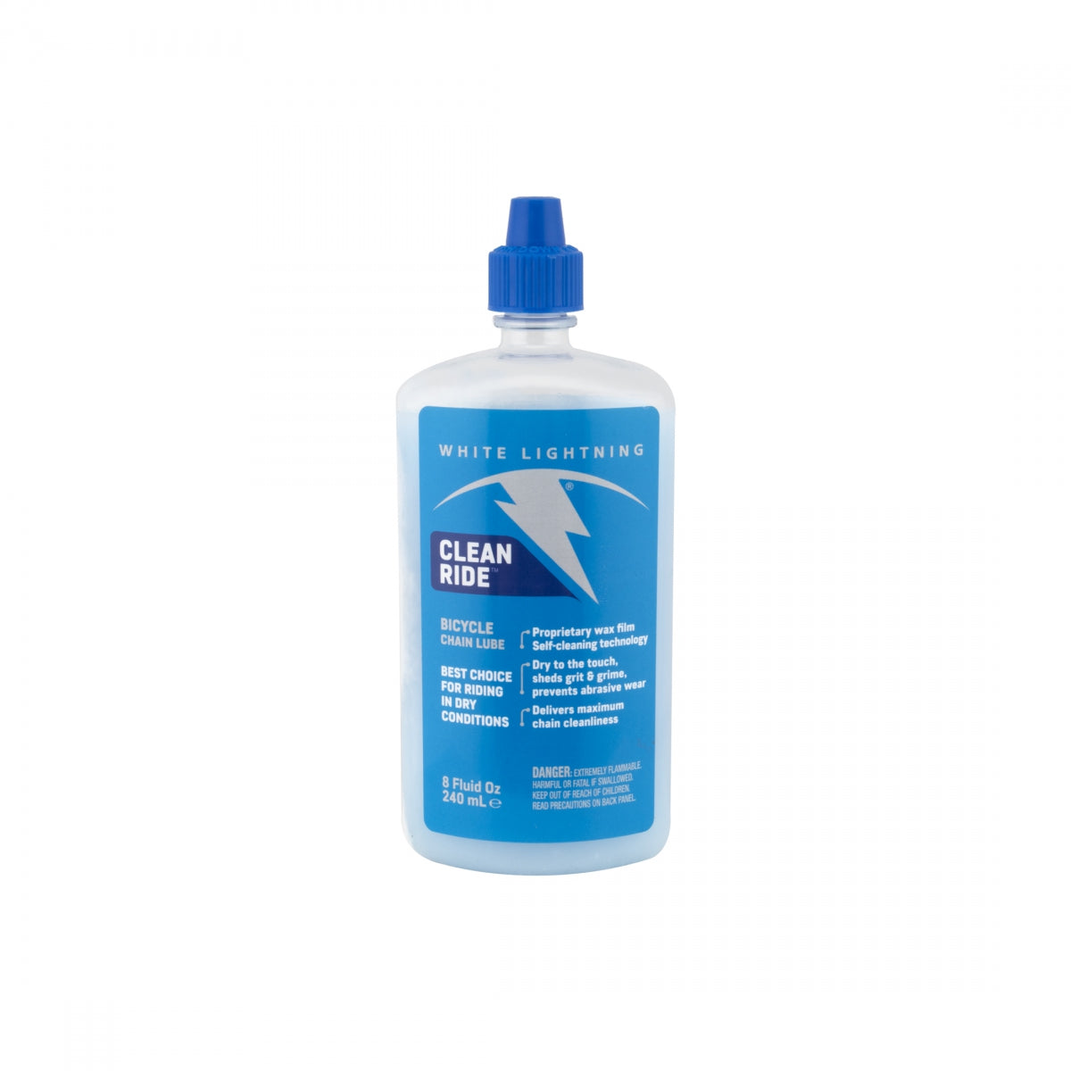 WHITE LIGHTNING LUBE W-L CLEAN RIDE 8oz - WHITE LIGHTNING