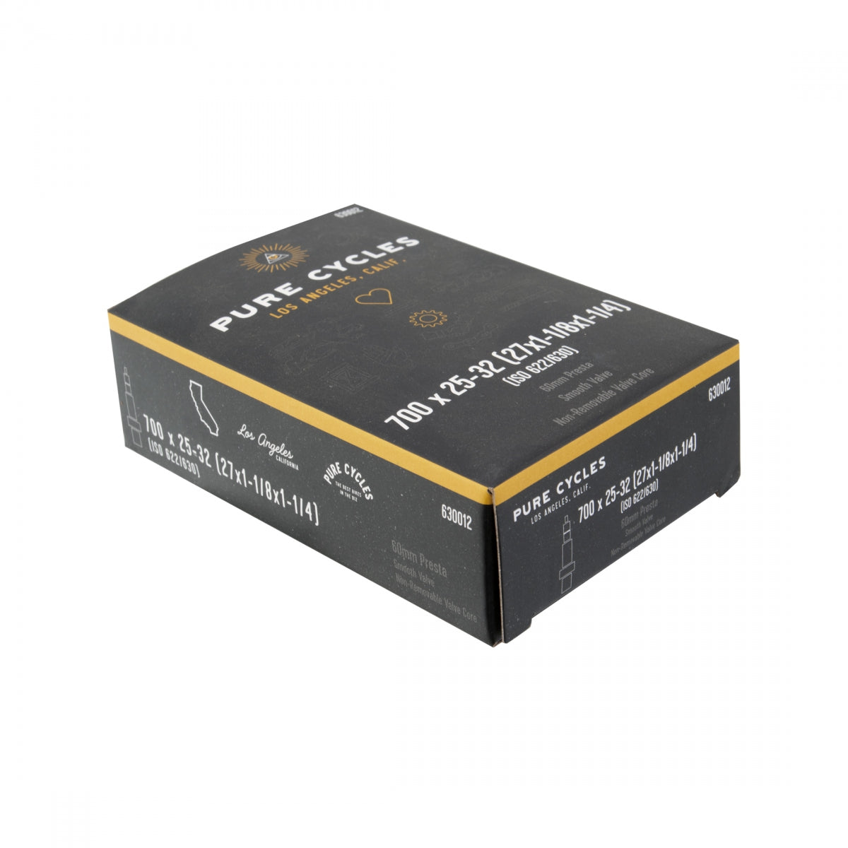 PURE CYCLES TUBE PURE 700x25-32 27x1-1/8x1-1/4 PV60/SMTH/NRC FFW25mm - PURE CYCLES