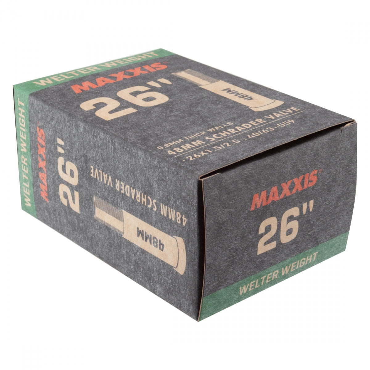 MAXXIS TUBE MAX 26x1.5-2.5 SV 48mm WELTERWEIGHT MTB REMOVABLE-CORE - MAXXIS
