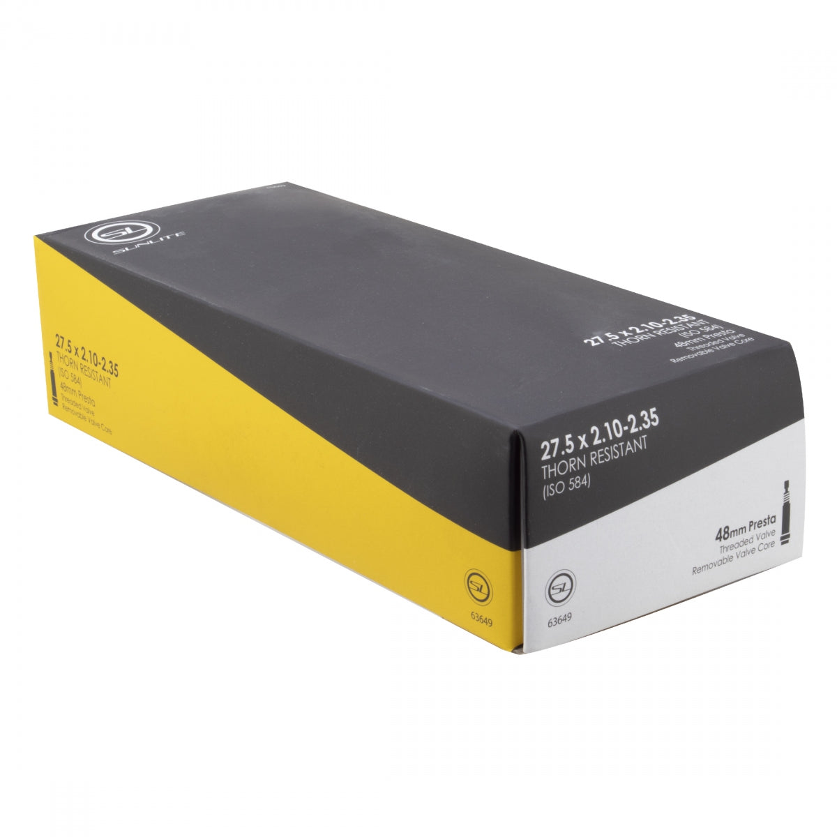 SUNLITE TUBE SUNLT THORN RES 27.5x2.10-2.35 PV48/THRD/RC FFW54mm - SUNLITE