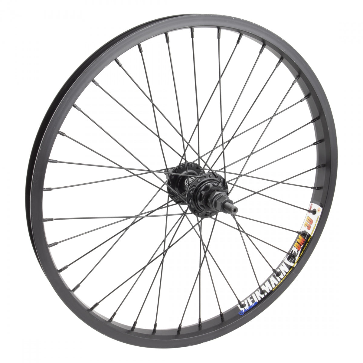 WHEEL MASTER WHL Rear 20x1.75 406x24 WEI DM30 BK 36 BK-OPS 9t DRIVER 3/8 BK 110mm 14gBK - WHEEL MASTER
