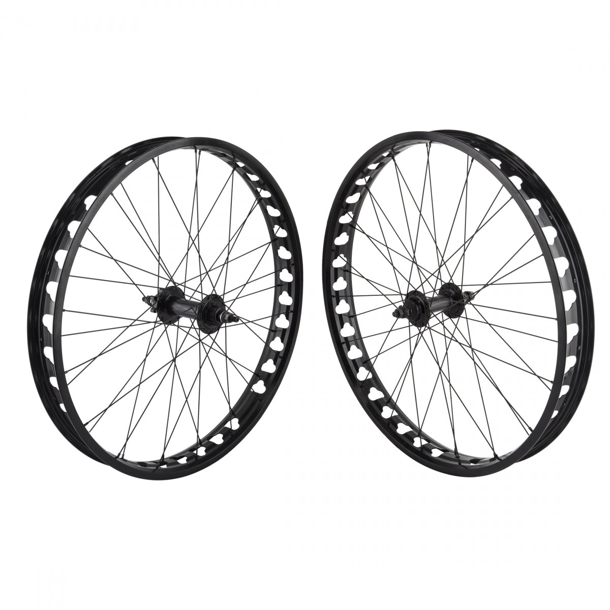 SE BIKES WHL PR 26x4 559x60 SE BIKES BK 36 SE BIKES NON-DISC(Front) 6 BOLT(Rear) 1sCAS 3/8 BK 135F/170Rmm DTI2.0BK - SE BIKES