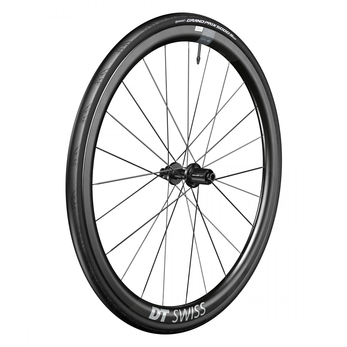 DT SWISS WHL Rear DT 700 622x22 ERC1400 DICUT 35 142x12mmTA CL SHI 11s ROAD TBLS BK w/CONT GP 5000 STR - DT SWISS