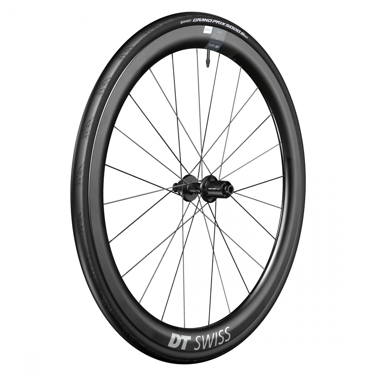 DT SWISS WHL Rear DT 700 622x22 ERC1400 DICUT 45 142x12mmTA CL SHI 11s ROAD TBLS BK w/CONT GP 5000 STR - DT SWISS
