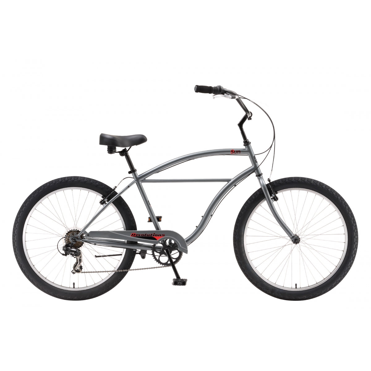 SUN BICYCLES BIKE SUN REV STL M18.5 7S (H) GY - SUN BICYCLES