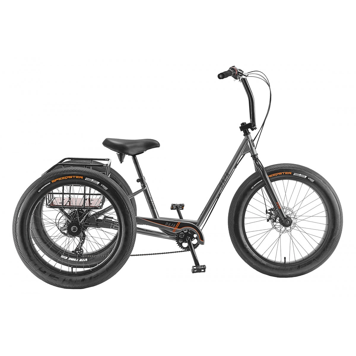 SUN BICYCLES TRIKE SUN BAJA GREY - SUN BICYCLES