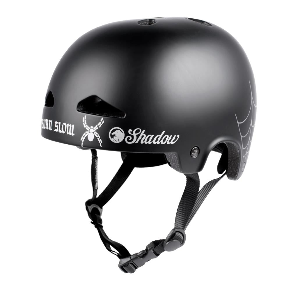 Shadow X Burn Slow Featherweight In-Mold Helmet - Matte Black available at 5150bmx.com